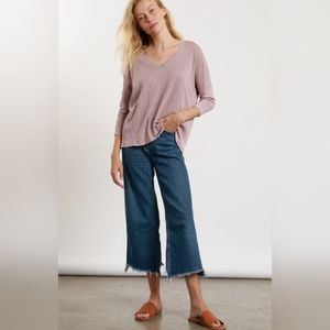 Hello Nite  Leni V Neck Dolman Color Burlwood Size Large